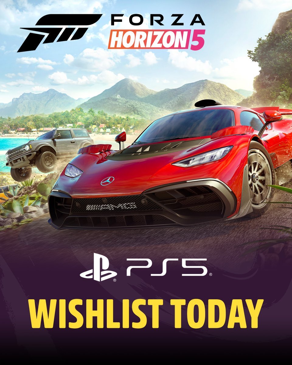 Forza Horizon 5 on PS5 Forza Horizon 5 on PS5